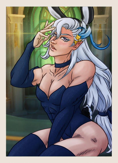 Neuvillette - bunny suit (GI)