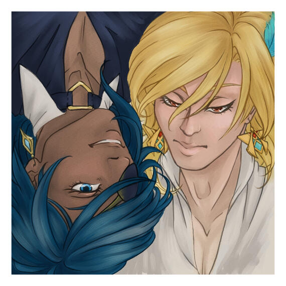 Kaeya and Kaveh (GI)